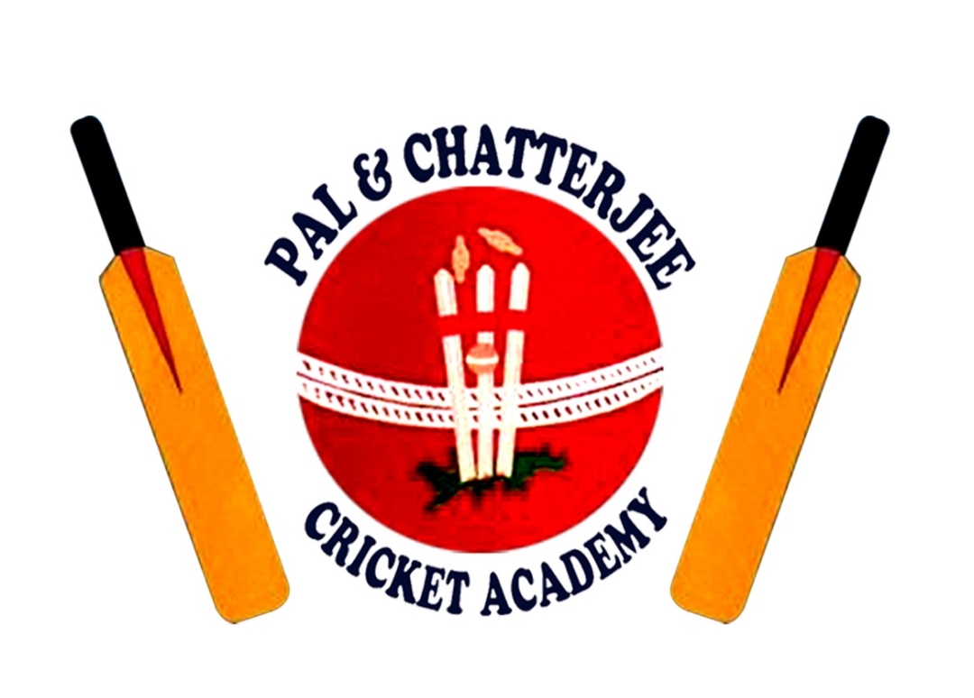 Pal and Chatterjee cricket academy logo