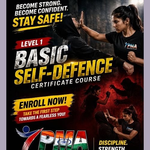 Self Defence Certificate Course (Taekwondo Karate Kick Boxing Hapkido)